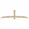 Ekena Millwork Bellingham Rough Sawn Timber Gable Bracket, Douglas Fir, 108"W x 31 1/2"H x 2"D x 6"F, 7/12 Pitch GBW108X31X0206BEL00RDF - alternate 1